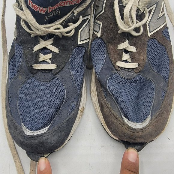 New Balance 990 Mens 11 Blue Sneakers Shoes Athletic Low Top Lace Up USA M990NV3 main image 6